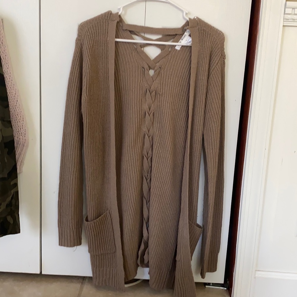 Cute cardigan size large